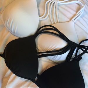 Two Triangle Push-up Strappy Back Bikini Bundle